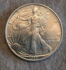 1993 1 Oz Silver American Eagle BU