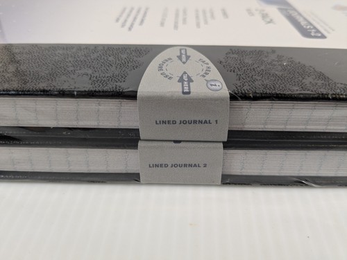 Livescribe Dot Paper Lined Journals 1-2 Hard Cover Black 2 Pack - New / Sealed - Picture 6 of 6