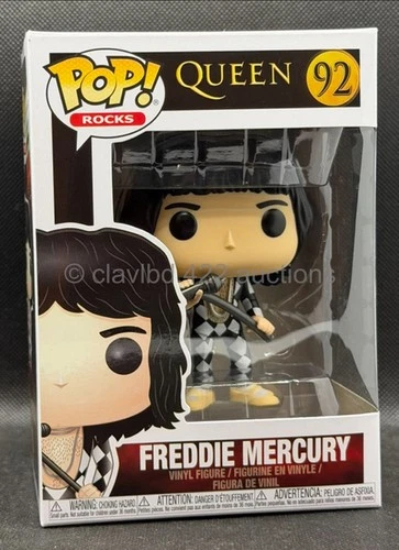 Funko POP!  Queen: Freddie Mercury - 92 vinyl figure Rocks w microphone
