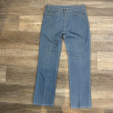 Vintage Orange Tab Levi s USA Straight Leg Western Cut 33x30.5