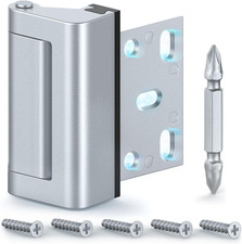 Home Security Door Lock for Kids, Childproof Door Reinforcement Latch with 3" fo