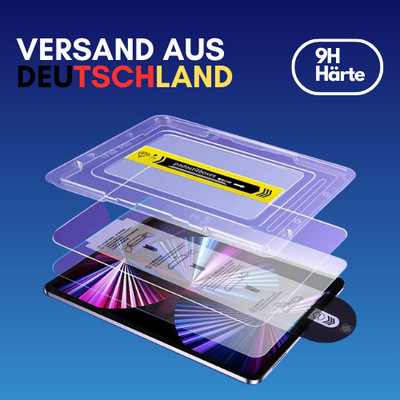 Panzerfolie für iPad + Anbringhilfe   11/13 Zoll Air 4/5/6 Pro M4/M2 8th/9th Gen