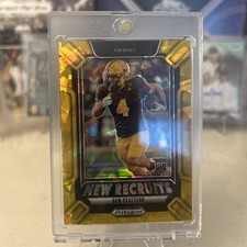 2025 Panini Prizm Draft Picks -New Recruits Cam Skattebo #10 Gold Ice Prizm RC🔥