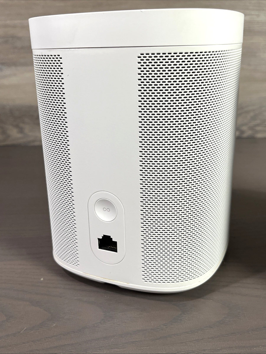 Pair of Sonos One Smart Wireless Wi-Fi Speaker White Model S13