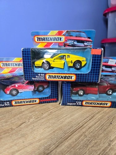 1987 Vintage Matchbox Superkings lot of three cars boxed
