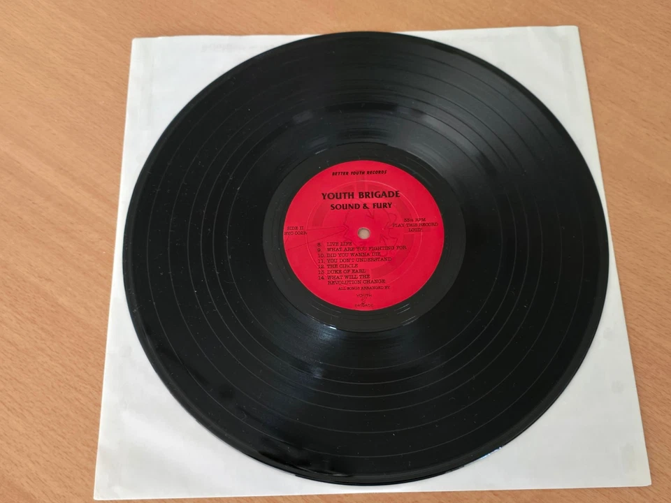 Youth Brigade – Sound & Fury (Better Youth Organisatoin 1983 Vinyl LP) - Bild 4 von 4
