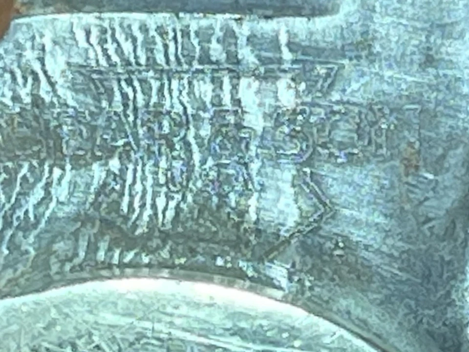 Navaja de bolsillo Bear & Son Damasco acero mango de hueso liso bloqueo con clip Foto 2 de 4