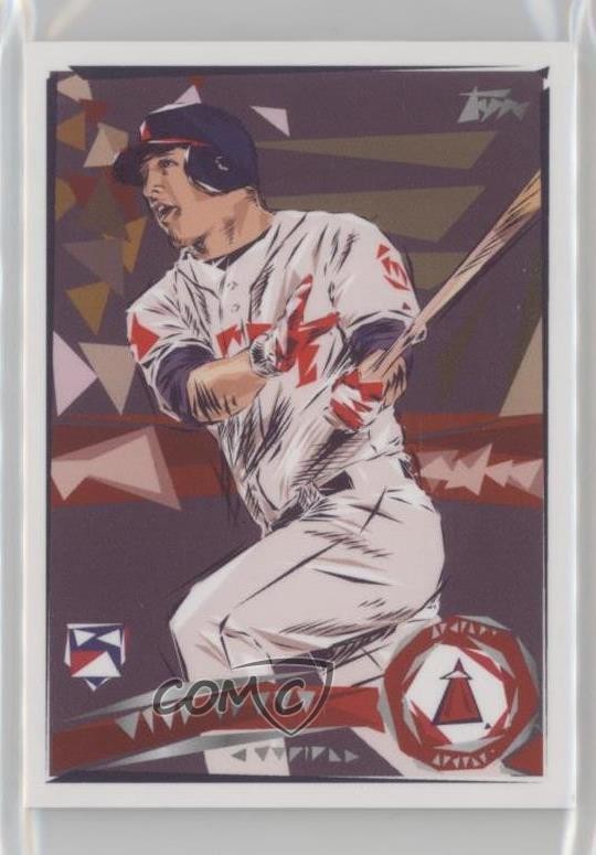 2020 Topps Project 2020 2011 Topps Update /11658 Mike Trout Naturel #167 07f1