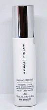 Rodan + Fields Radiant Defense Perfecting Liquid SPF 30 Shell 1 New Sealed