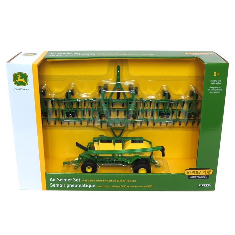 ERTL 1/64 John Deere Air Seeder Set w/ 1870 Air Drill & C850 Air