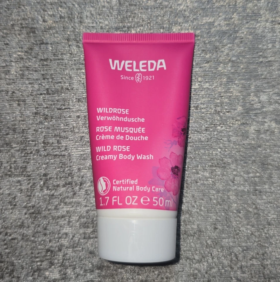 Lote de 4 Jabones Corporales Weleda Wild Rose 1.7oz TAMAÑO DE VIAJE Exp. 6/2021 Foto 4 de 4