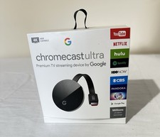 Google Chromecast Ultra 4K Digital Media Streamer - Black