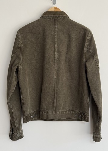 Chaqueta vaquera de camionero Allsaints “Derny” verde mediana relajada - Imagen 8 de 14
