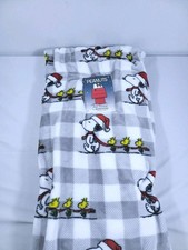 Peanuts New 2025 Berkshire 60in x 70in Pet Throw Blanket Snoopy Christmas Theme
