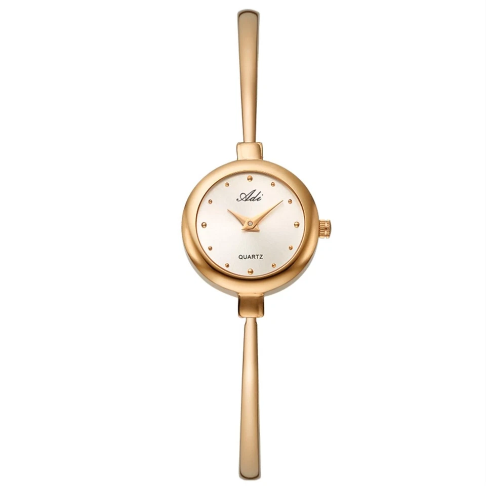 Женские часы Adi с браслетом из розового золота с сапфировым стеклом, повседневная одежда 20 мм - Изображение 2 из 4