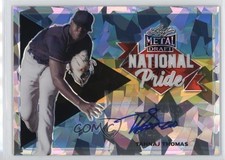 2021 Leaf Metal Draft National Pride Silver Crystals Tahnaj Thomas Auto m4h