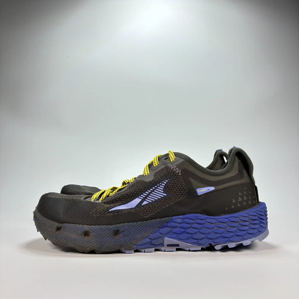 Altra Timp 4 Dark Gray Purple Trail Running Shoes ALOA548C254 Women's Size 9 - Image 4 of 4