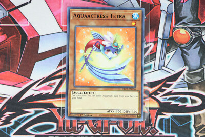 YuGiOh Aquaactress Tetra DLCS-EN090 1st Edition Common