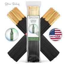 STRESS RELIEF Incense Sticks 7" Bulk Pack Wholesale Hand Dipped Lot