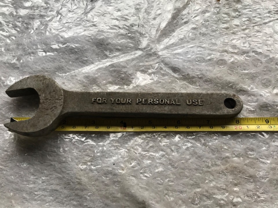 Mill Farm Pagham Aluminium Spanner “For Your Personal Use” Unusual eBay