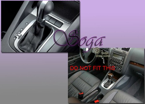 BLACK DSG SHIFT BASE FRAME CLIP ON REPLACEMENT FOR VW JETTA GLI GOLF MK5 MK6 GTI - Picture 2 of 2