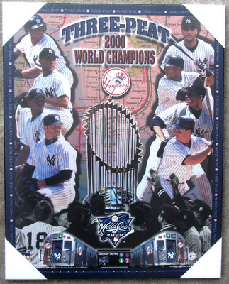 New York Yankees 2000 World Series Championship Picture Plaque