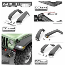 LED front fender dust wheel cover for AXIAL SCX10 III JEEP rc car toy