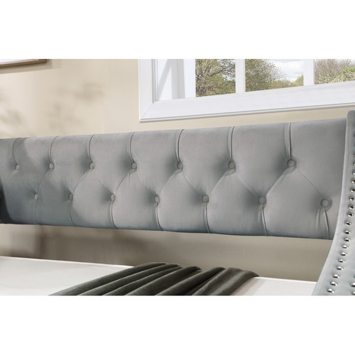 Twin Size Upholstered Daybed with Trundle Tufted Sofa Bed For Home Bedroom USA - Picture 68 of 74