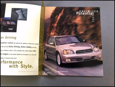 2001 Subaru Legacy 24-page Original Car Sales Brochure Catalog