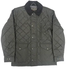 Filson Quilted Mile Marker Jacket 11010773 Dark Navy CC Grey Black MADE IN USA