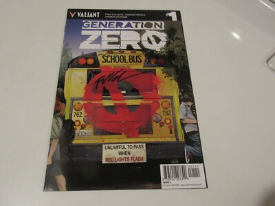 SIGNED Comic  -Generation Zero   #1   Fred Van Lente   2016