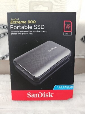 SanDisk Extreme 900 1.92TB Portable External SSD (SDSSDEX2-1T92-G25)