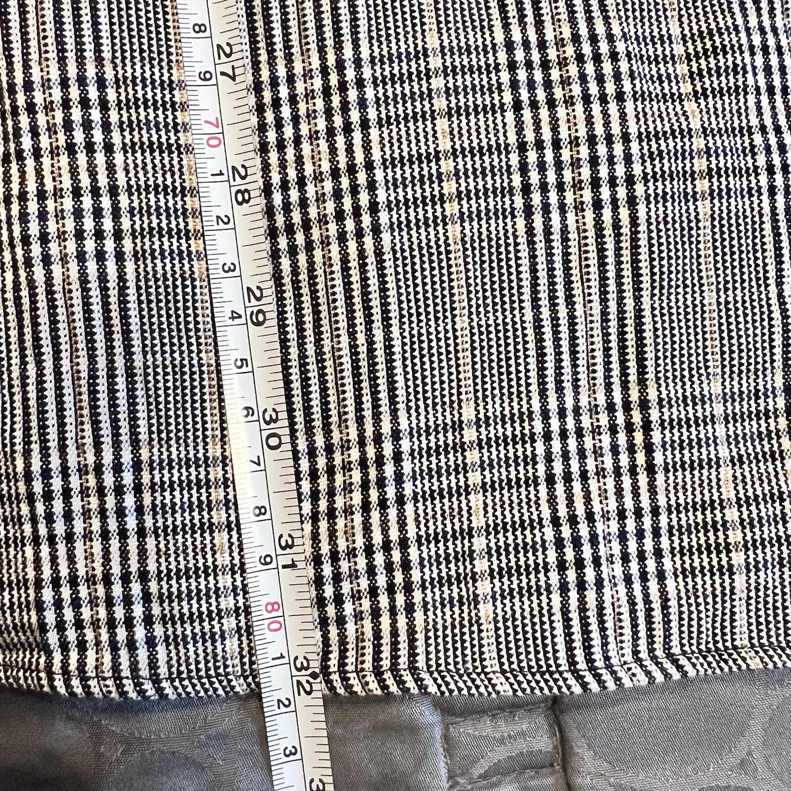 Zara Basic Size Small Plaid Off The Shoulder Puff… - image 12
