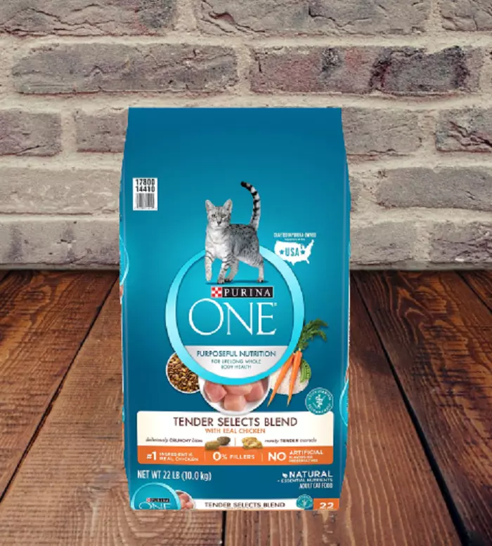 Purina ONE Tender Selects Blend Natural Adult Dry Cat Food 3.5