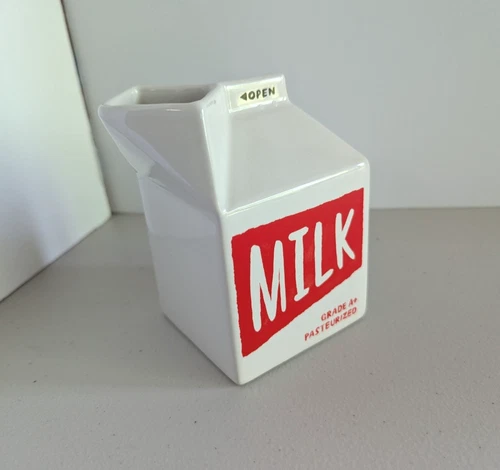 Kate Spade NY Lenox All In Good Taste Piping Hot Creamer Carton Pitcher Server