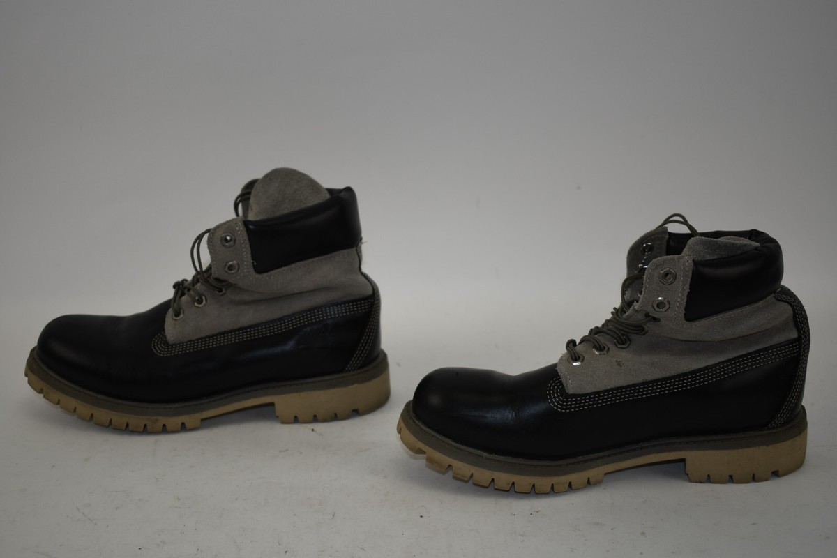 Size 8W Timberland Men 6 Inch Premium Leather Boots A13QN Black 