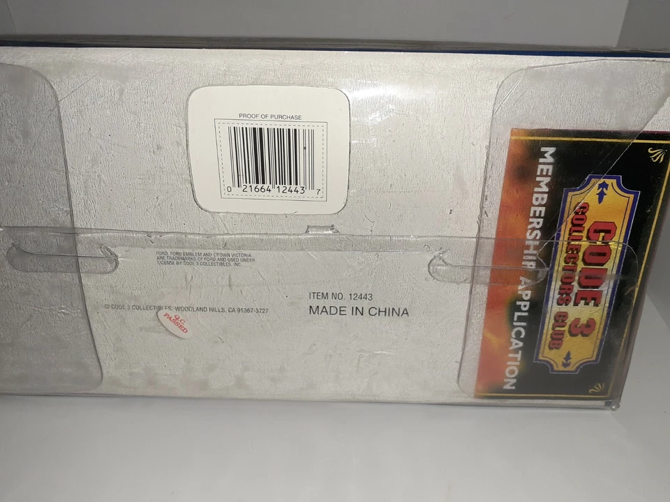 Code 3 Colorade State Police Crown Vic Sealed Premier Chiefs Edition - Image 4 of 4