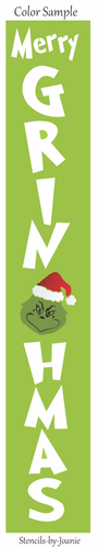 Grinch 3 pc. Stencil 48" tall Merry Grinchmas Christmas Holiday Porch DIY Signs - Picture 3 of 7