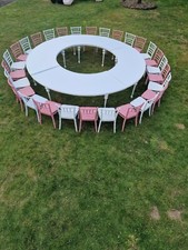 Kids White Table... White S Table Moon Serpentine Table Curve Table HIRE ONLY