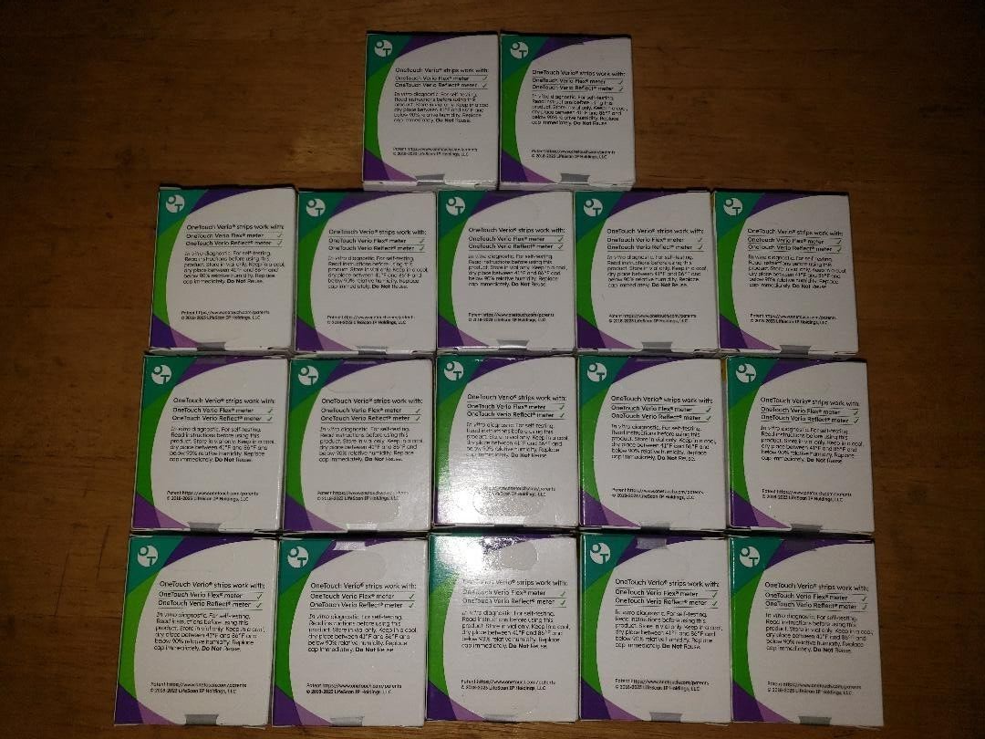 Verio Test Strips 17 New Boxes 510 Strips Expire 2025 eBay