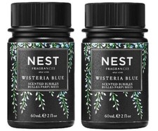 2 PC Nest Fragrances Wisteria Blue Scented Bubbles Bath Shower Gel 2 oz. X 2 New