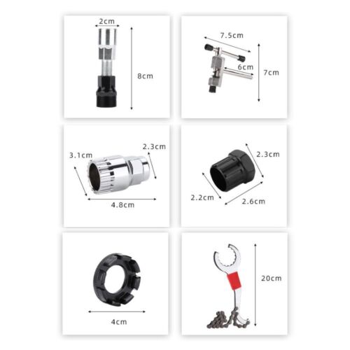 Universal Bicycle Repair Tool Kits Cassette Bracket Extractor Sets - Picture 2 of 14