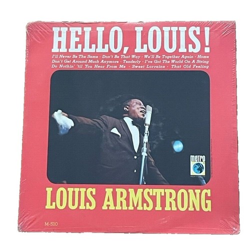 Louis Armstrong Hello Louis! EX/EX Jazz Vinyl Lp Record Album | eBay