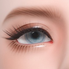 Dollmore 00AK DIY simple eyes 12mm Painting Flat Round Glass Eyes UD14-2