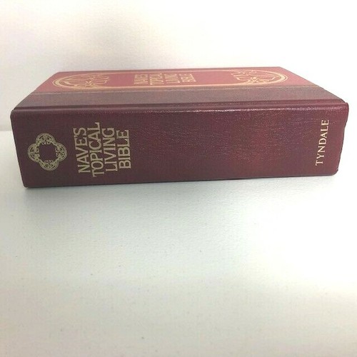 Vintage 1982 Naves Topical Living Bible Orville J Nave Tyndale House Printed USA - Picture 7 of 12