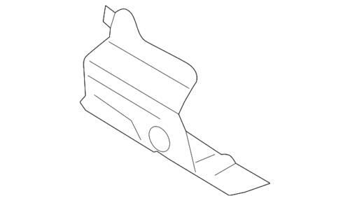 Refuerzo inferior para Mazda (P/N BDTS-70-131)