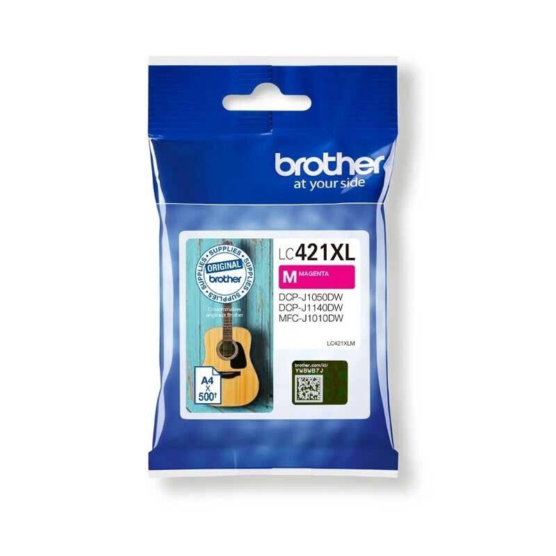 Brother LC421XLM Окрашен в пурпурный цвет в количестве 500 штук 5390₽