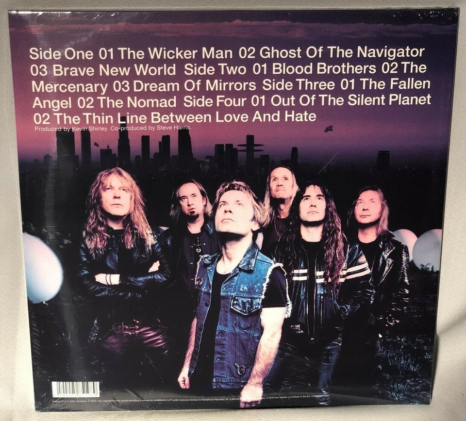 LP IRON MAIDEN Brave New World (2LPs 180g Vinyl, 2015) NEW MINT SEALED - Image 2 of 2