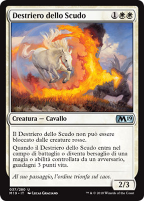 MTG SHIELD MEER FOIL EXC - SCHILDRECHT - M19 - MAGIC