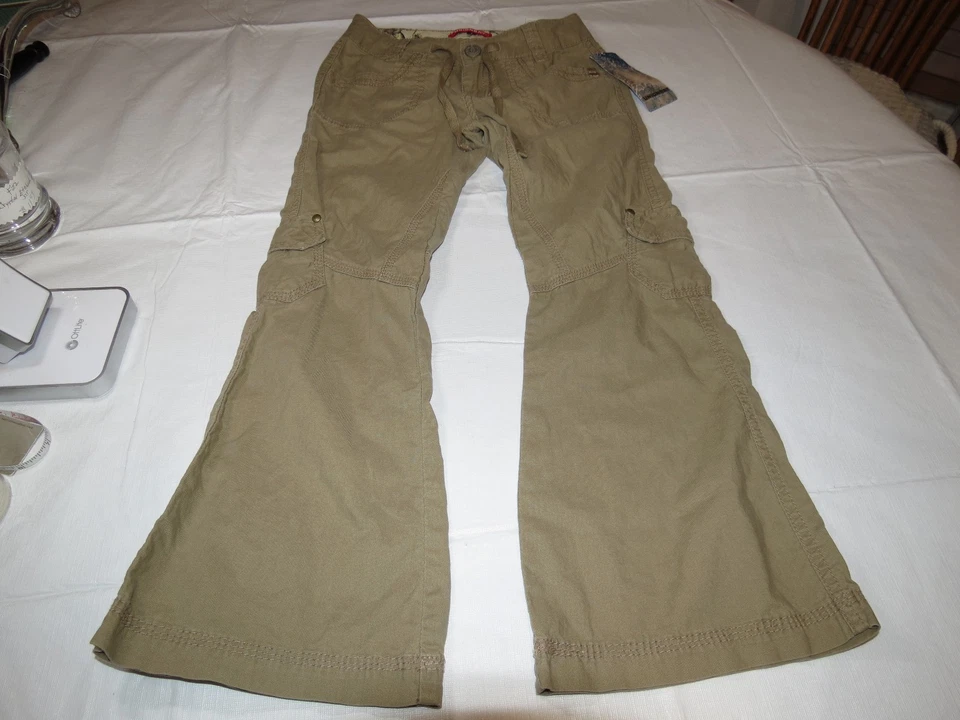 Niñas Unionbay 7 R Pantalones Ligeros JUVENTUD 36.00 Hueso Regular Juventud Marrón Tostado  Foto 4 de 4